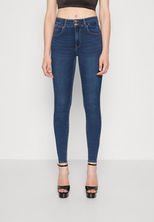 ONLY ONLROYAL PUSH - Jeans Skinny Fit - dark blue denim