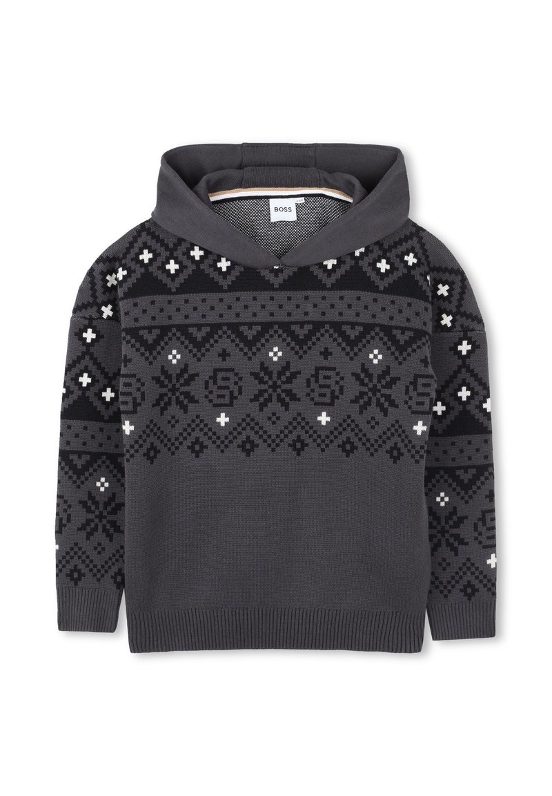 BOSS Kidswear Trui grijs gemêleerd BOSS Kidswear Trui grijs gemêleerd