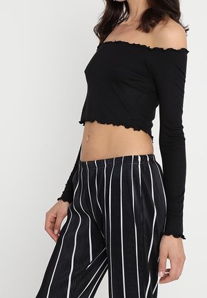 T-shirt à manches longues - black