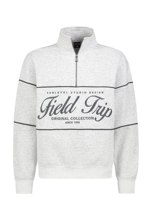 MIT STEHKRAGEN - Sweatshirt - light grey