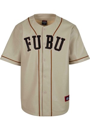FUBU Marškiniai - creme black brown