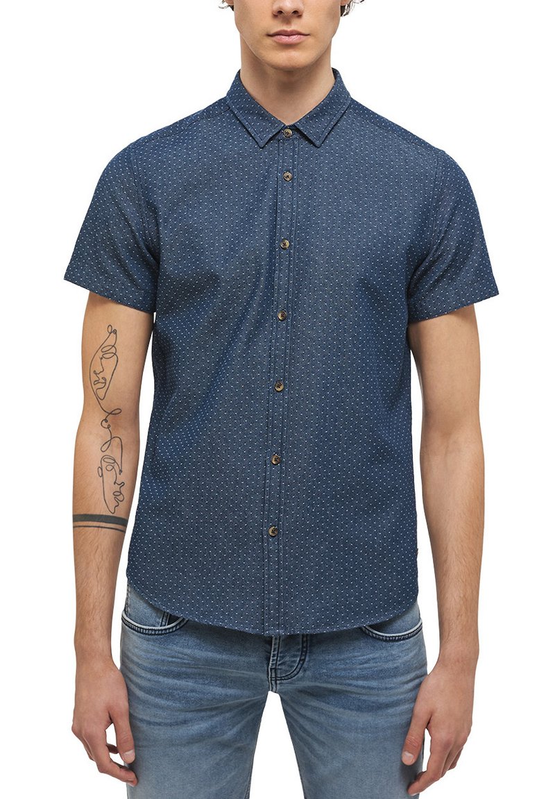Herren Freizeithemden | Mustang Hemd blau/hellblau - IP39105 Herren Freizeithemden | Mustang Hemd blau/hellblau - IP39105