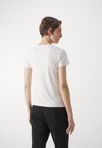 Patrizia Pepe MAGLIA - T-shirt print - bianco