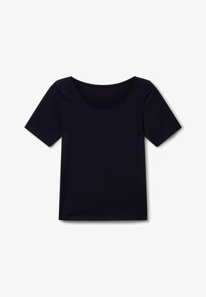 United Colors of Benetton SLIM FIT REVERSIBLE - T-shirt basic - blue