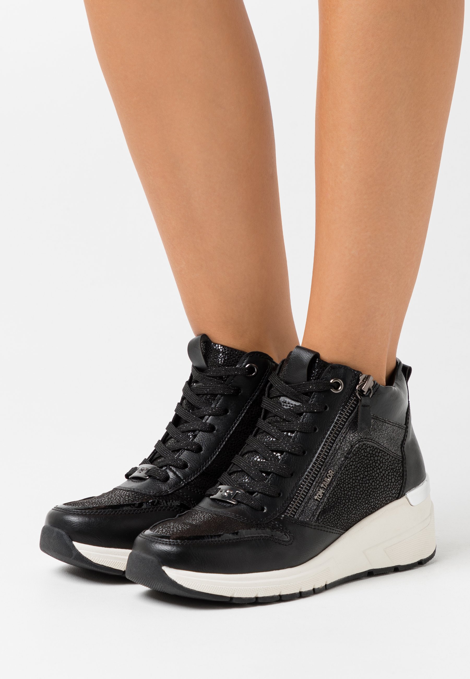 TOM TAILOR Høye joggesko black Zalando.no TOM TAILOR Joggesko black Zalando.no