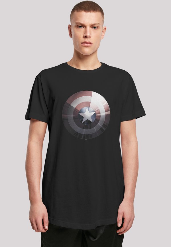 LONG CUT MARVEL SUPERHELDEN CAPTAIN AMERICA SHIELD SHIN - T-Shirt print