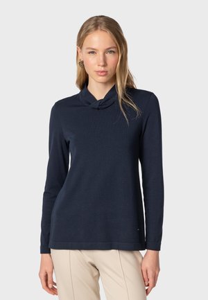 Stickad tröja - navy blue