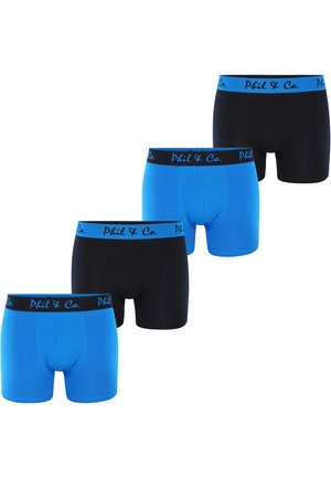 4 PACK - Úzké boxerky - schwarz blau