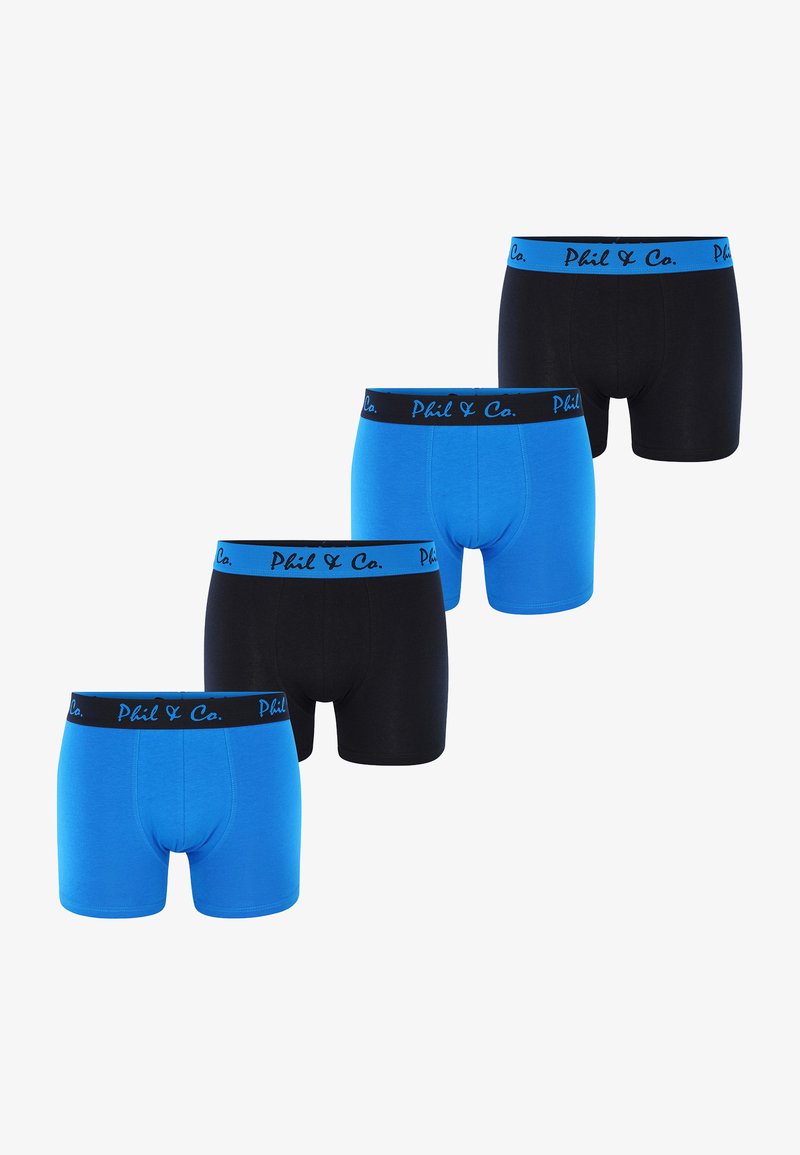 Phil & Co. Berlin 4 PACK - Boxer brief - schwarz blau