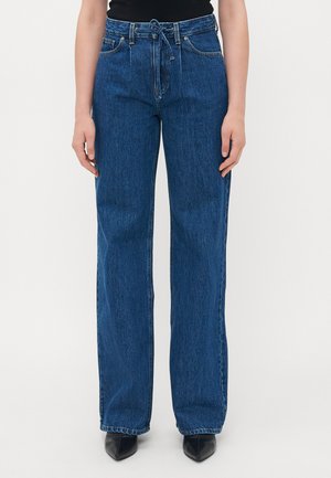 ONLEMME BELT - Wide leg - medium blue denim