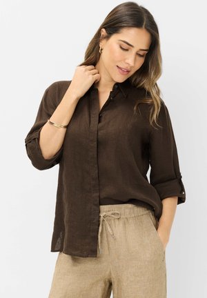 BRAX STYLE VICKI - Overhemdblouse - dark ebony