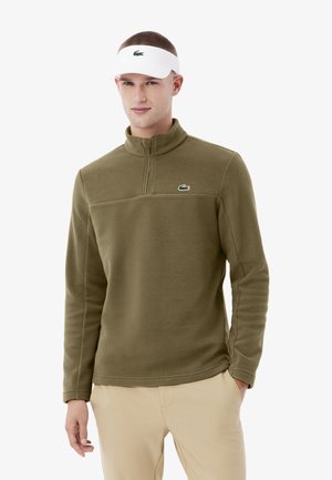 Felpa in pile - vert kaki-e9f