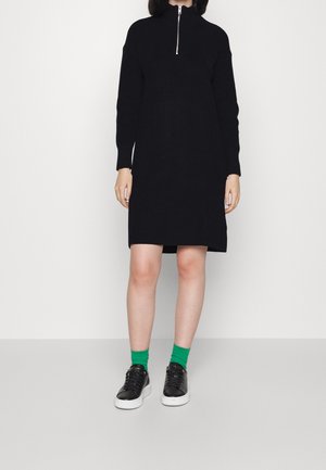 Pletené šaty - black