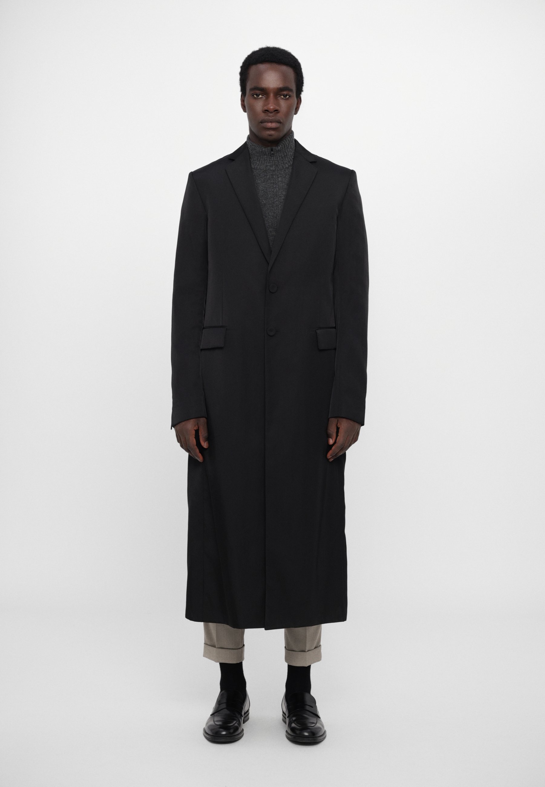 424 LONG TAILORED COAT Klassinen Takki Black musta Zalando fi 424 LONG TAILORED COAT Klassinen Takki Black musta Zalando fi