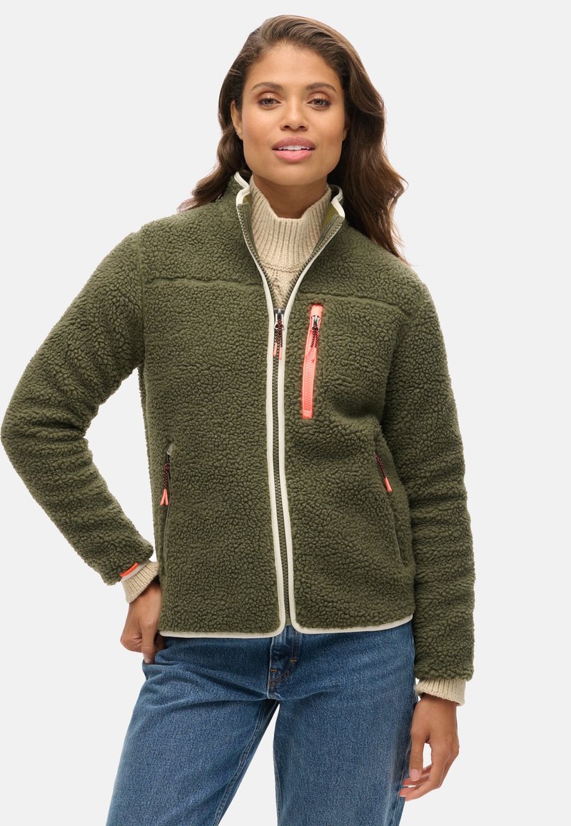 Superdry & Co FULL ZIP - Giacca in pile - grün