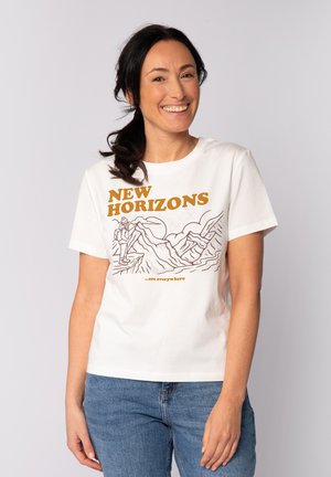 T-shirt print - off white
