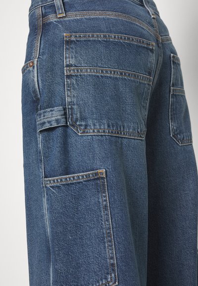 Agolde MAGDA CARPENTER - Wide leg - darkness