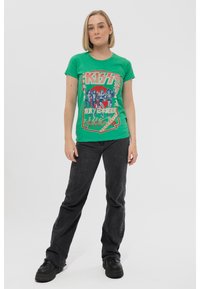 Paradiso Clothing KISS DESTROYER TOUR  - Print T-shirt - green