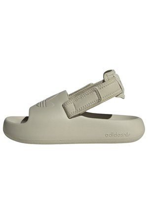 ADIFOM ADILETTE KIDS - Sandals - putty grey/putty grey/putty grey