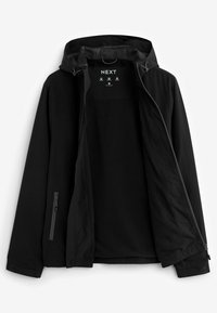 Next HOODED FLEECE LINED SHOWER RESISTANT - Jachetă subțire - black