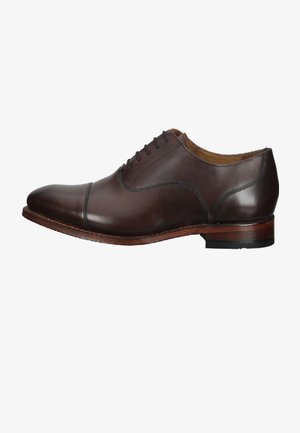 Gordon and Bros Derbies & Richelieus - mottled black