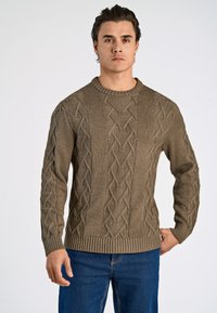 Lindbergh Strickpullover - brown mel