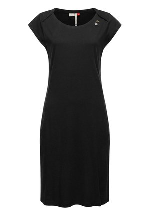 SOLID - Jersey dress - black