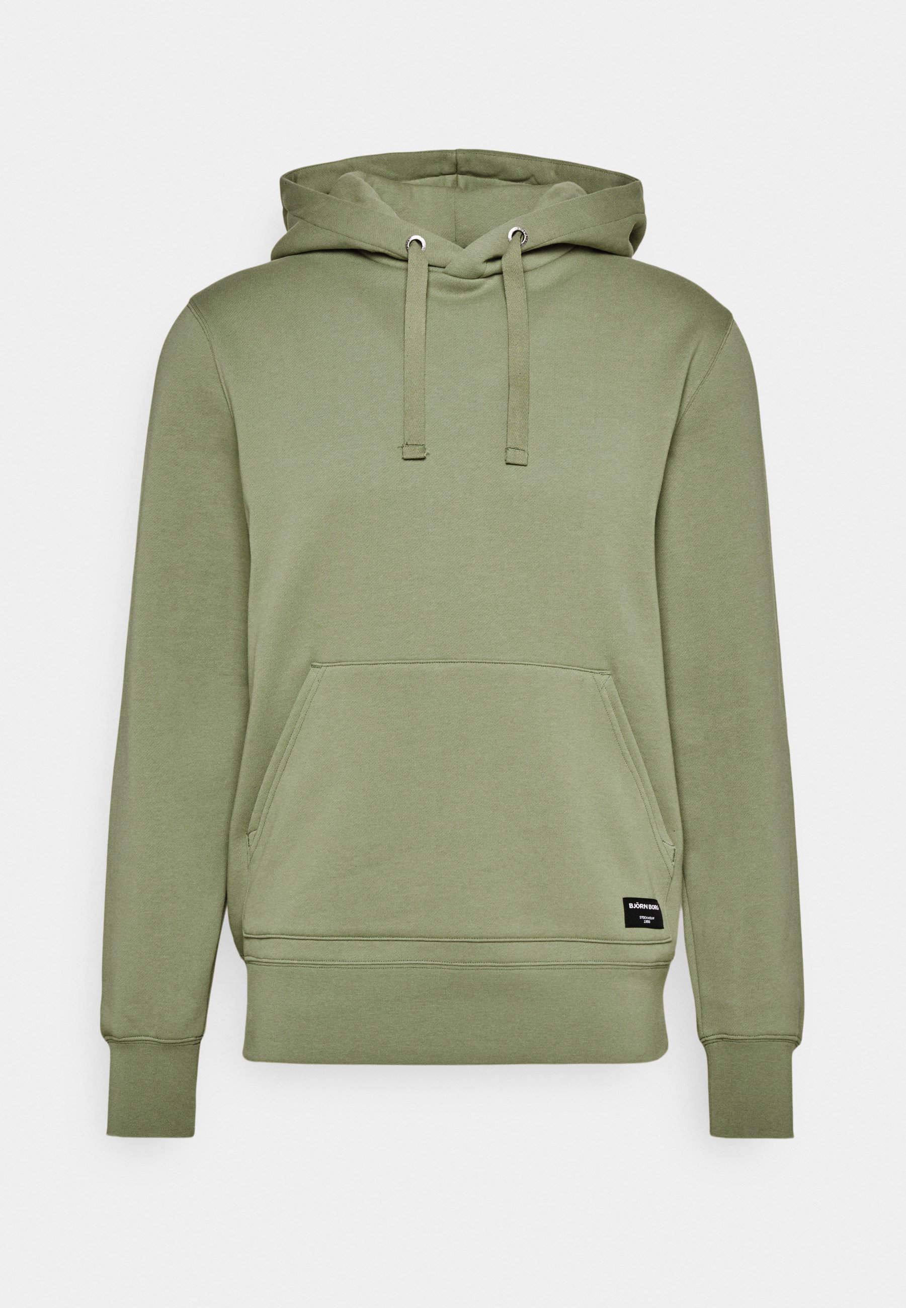 Björn Borg CENTRE HOOD - Kapuzenpullover - oil green/grün