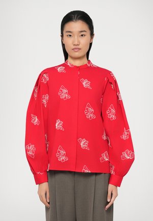 ADELE - Blusa - scarlet red/creme