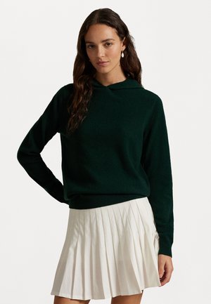 CASHMERE HOODIE - Pulover - moss agate