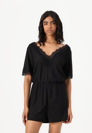 ONLSILJA V NECK PLAYSUIT - Overal - black