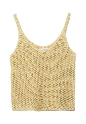 Stradivarius, SHIMMERY TOP - Pullover - yellow