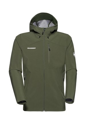 Mammut OUTDOOR SO HOODED - Softshelljacke - dark marsh