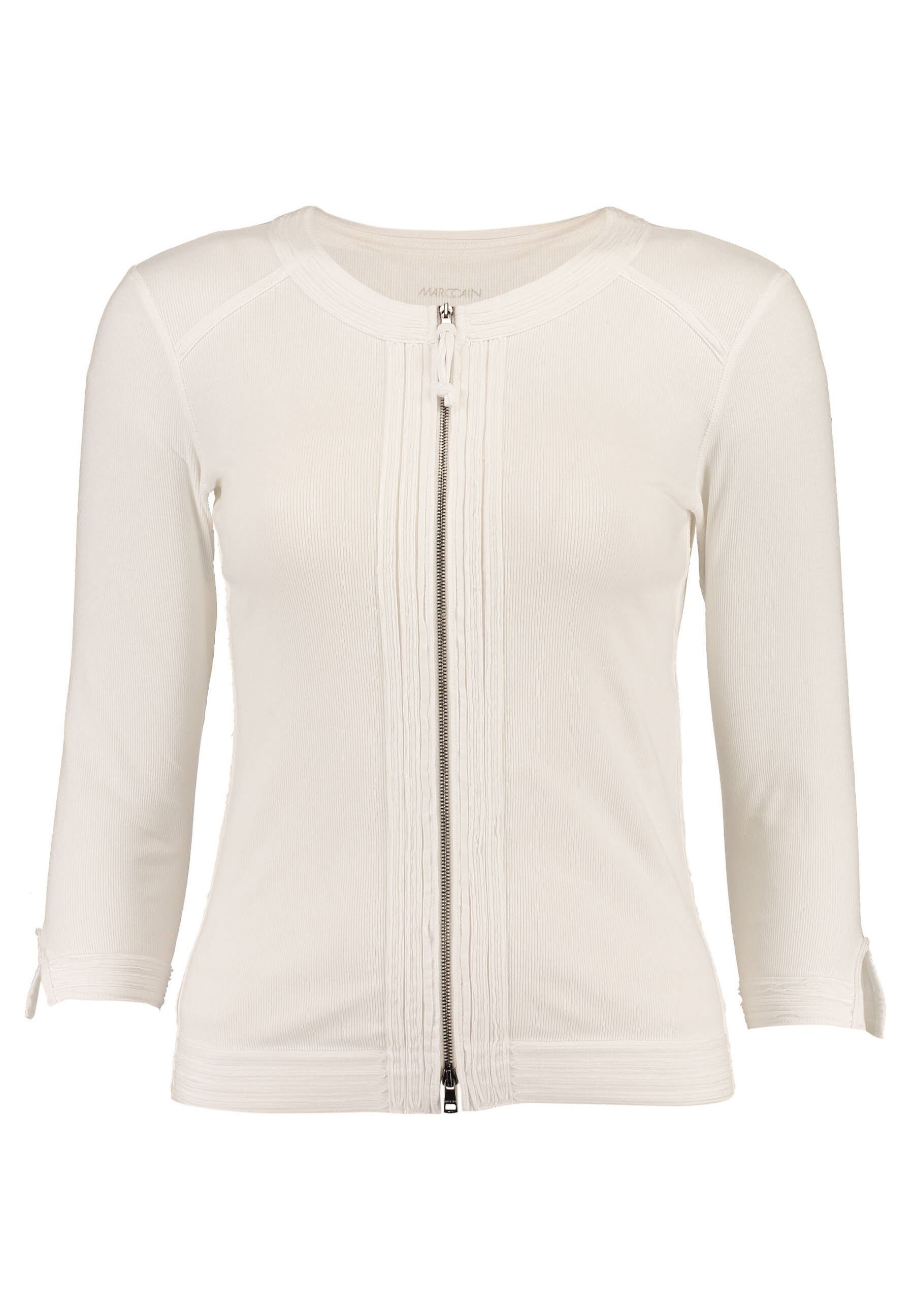 Marc Cain MARC CAIN DAMEN STRICKJACKE 3/4-ARM Cardigan weiss
