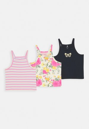 NKFBELICKY SLIM CROPPED STRAP 3 PACK - Top - afterglow
