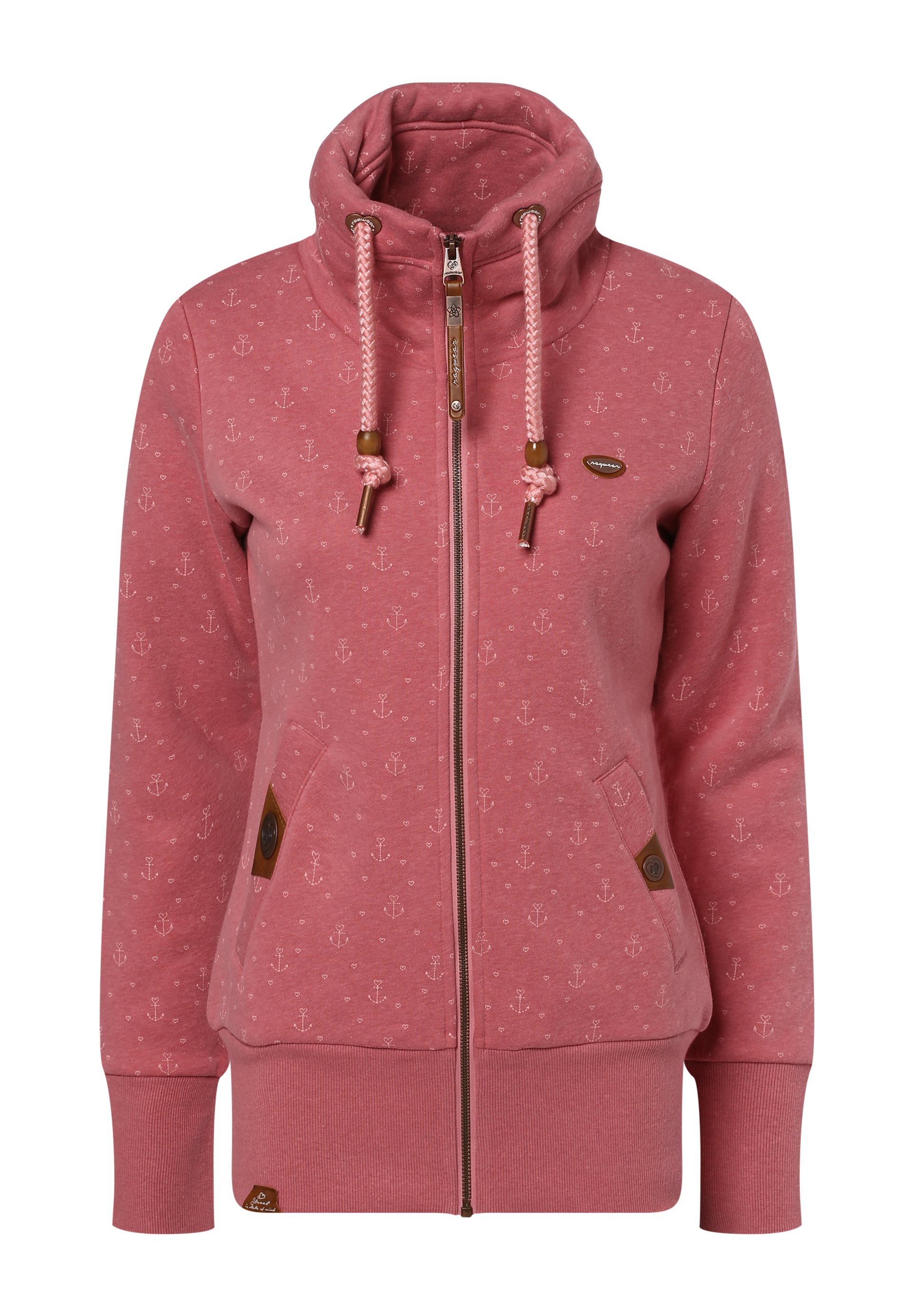 Ragwear NESKA FLOWER ZIP - Sweat Zippé - Navy/bleu