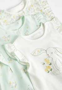 Next 3 PACK REGULAR FIT - Jumpsuit - green white bunny