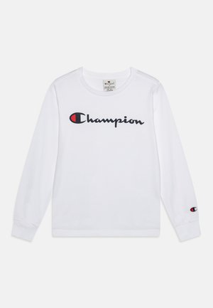 ICONS LONG SLEEVE WITH LARGE LOGO - T-shirt à manches longues - white