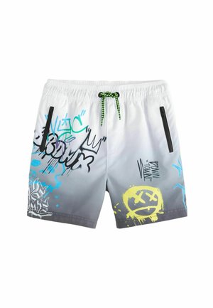 PRINTED REGULAR FIT - Short de bain - mono graffiti