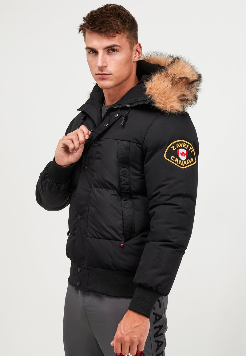 Alessandro Zavetti AYLMER PUFFER JACKET Winterjacke black/schwarz