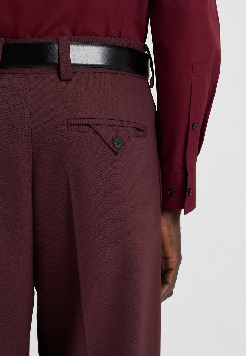 HUGO FLIPS - Trousers - dark red - Zalando HUGO FLIPS - Trousers - dark red - Zalando
