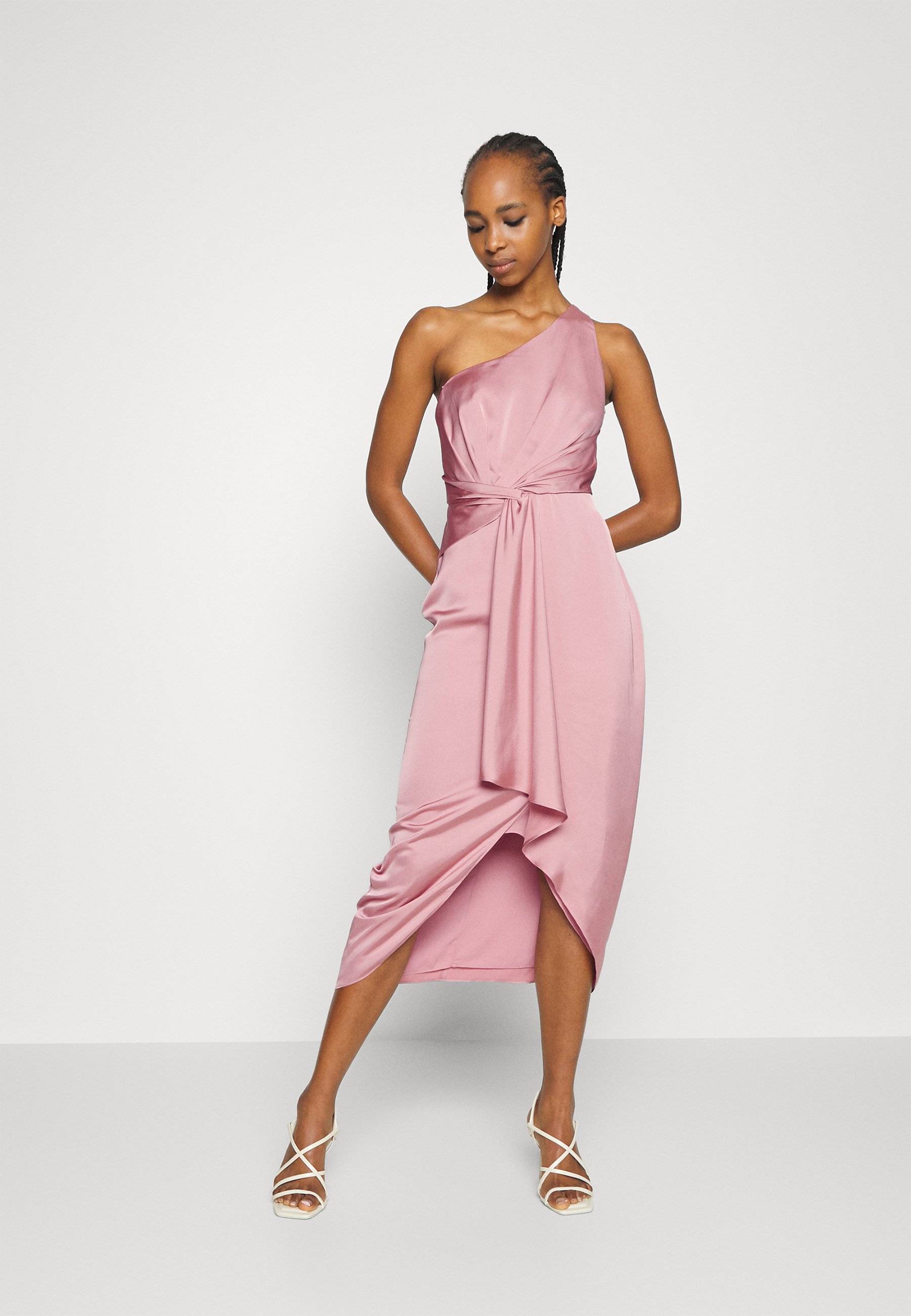 robe rose midi