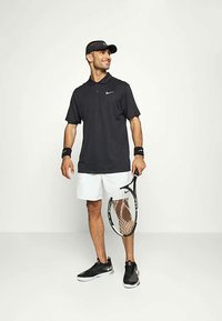 Nike Performance SOLID - Polo - black/white