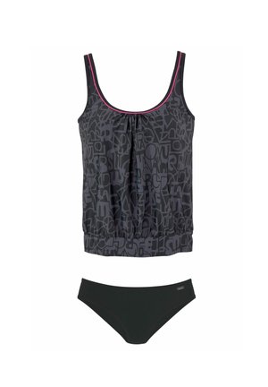Venice Beach OVERSIZE - Badeanzug - schwarz-grau