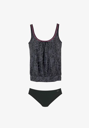 Venice Beach OVERSIZE - Badeanzug - schwarz-grau