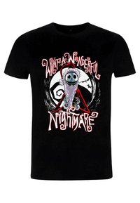 Disney NIGHTMARE BEFORE CHRISTMAS SANTA JACK - T-shirt z nadrukiem