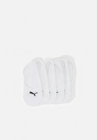 Puma - FOOTIE UNISEX 6 PACK - Trumpos sportinės kojinės - white Miniatiūros vaizdas 1