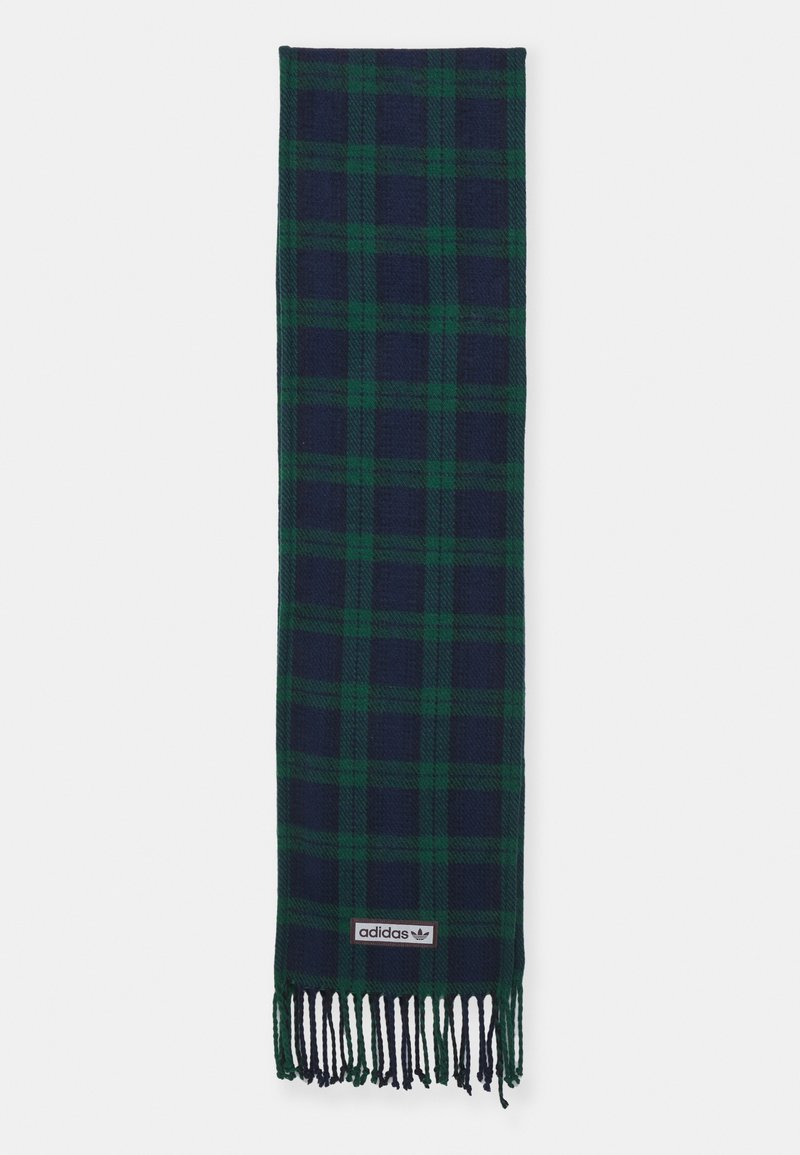 adidas Originals TARTAN SCARF - Sjal / Tørklæder - night indigo/collegiate green