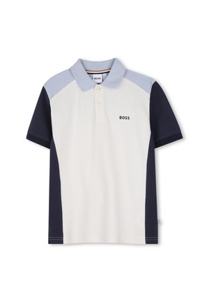 BOSS Kidswear, POLO MANCHES COURTES - Polo - ivory