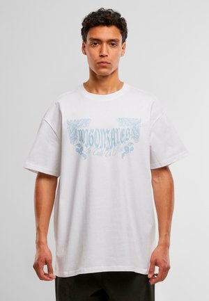 HEAVY TEE - THE STREET IS MINE - Print T-shirt - white